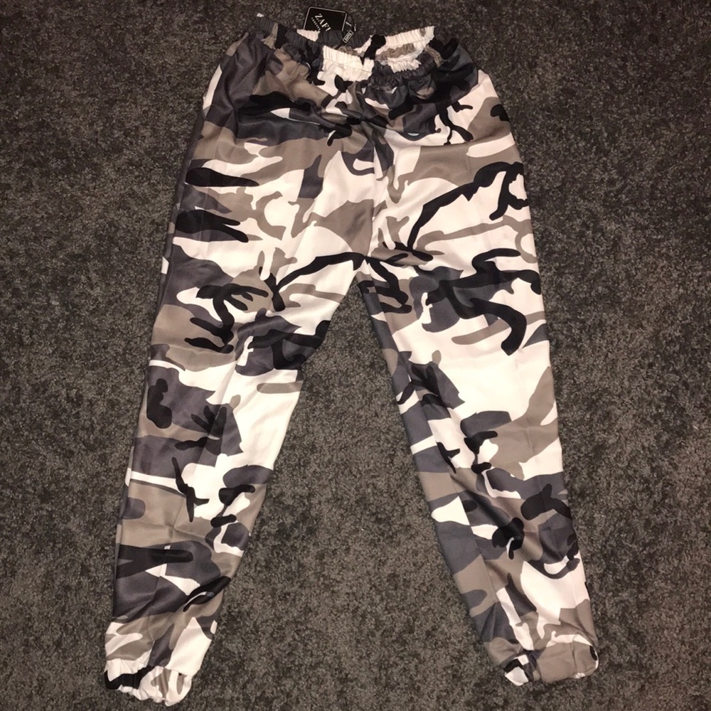 zaful camo joggers
